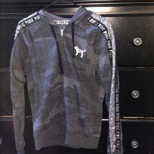 PINK Camo Zip Up Jacket